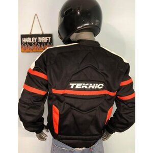 TEKNIC Riding Jacket Size 46 Men, With Armor, Mesh Fabric